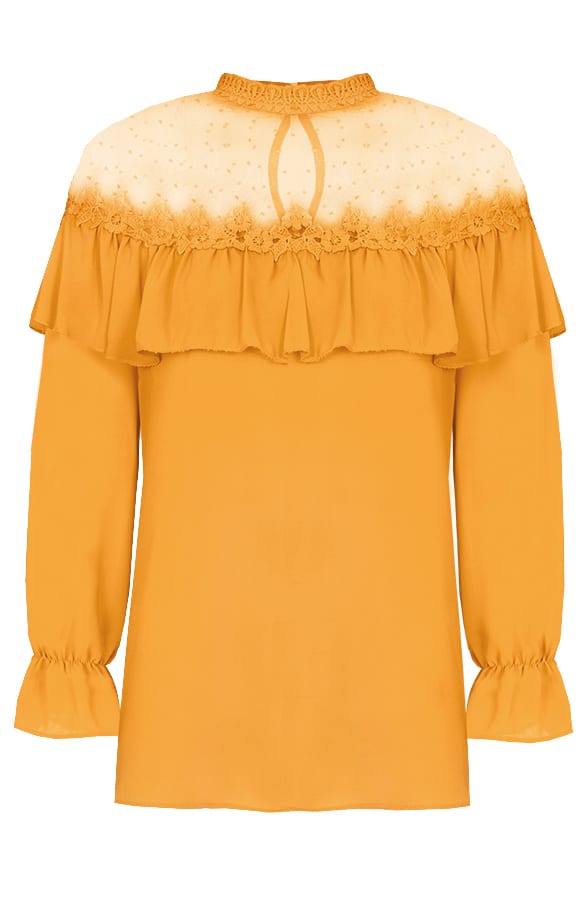 Luxury Marant Blouse Okergeel – shoparchief, foto 1