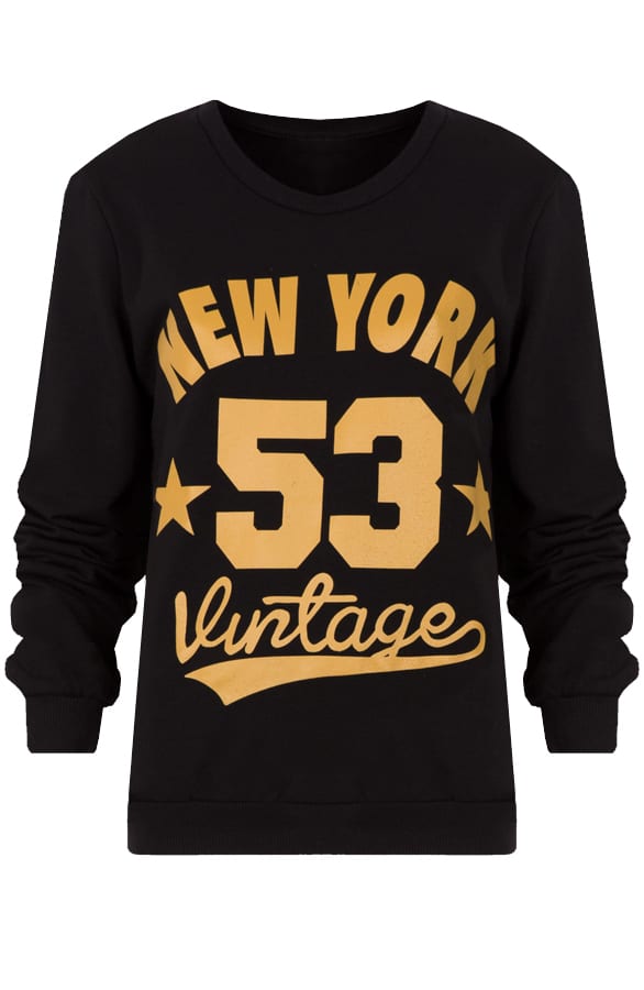 New York Trui Zwart – shoparchief, foto 1