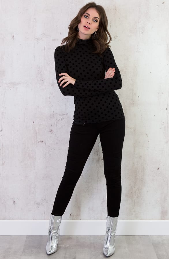 Polkadot Coltrui Zwart – shoparchief, foto 4