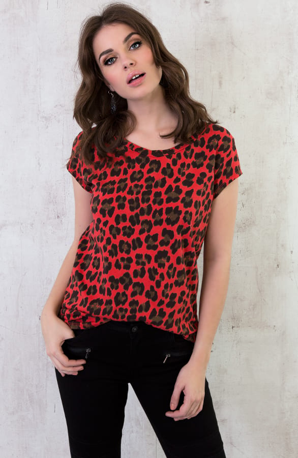 Panterprint Top Rood – shoparchief, foto 2