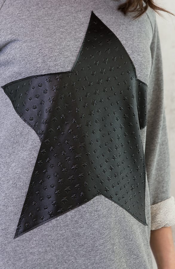 Leather Star Dress – shoparchief, foto 6