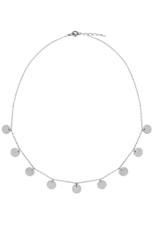 Coins Ketting Minimal Zilver – shoparchief, foto 1