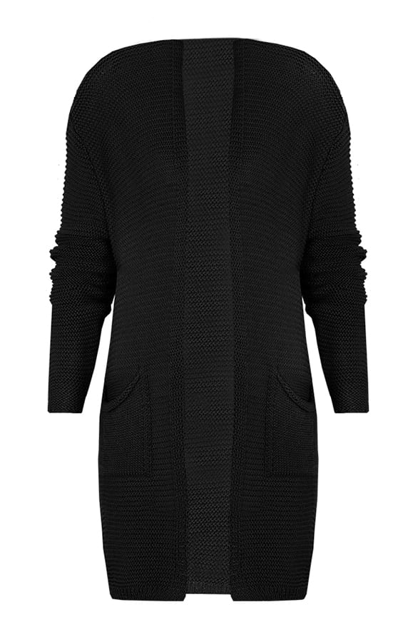 Gehaakt Pocket Vest Zwart – shoparchief, foto 1