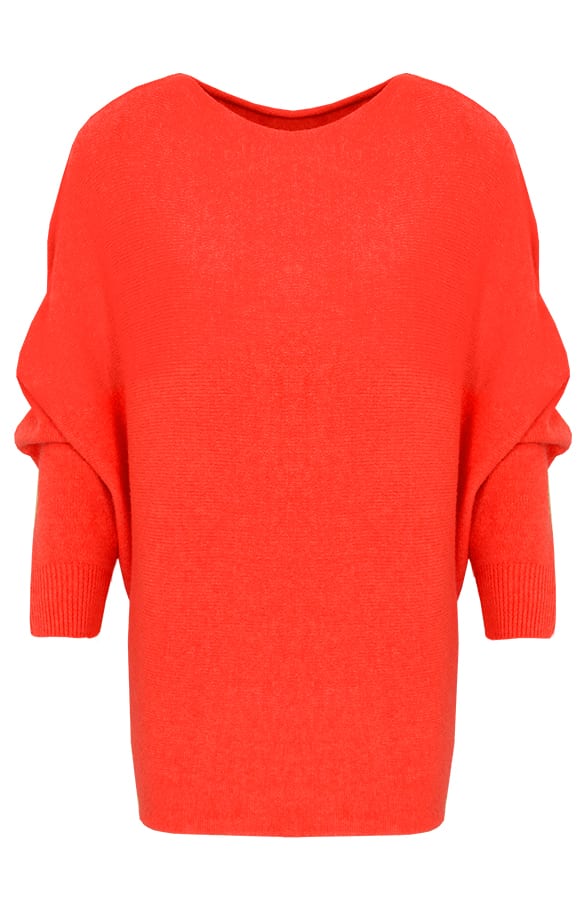 Oversized Soft Trui Oranje – shoparchief, foto 1