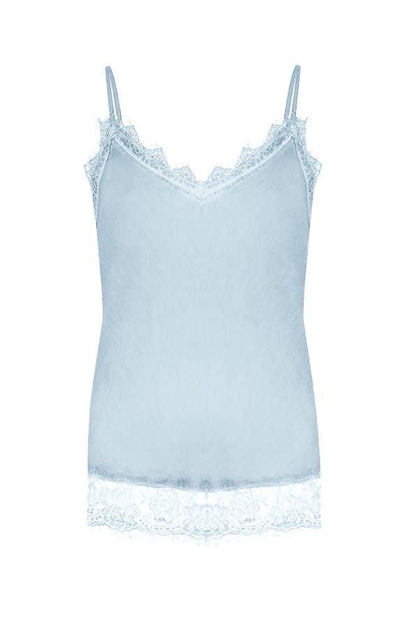 Romance Lace Top Babyblauw – shoparchief, foto 1