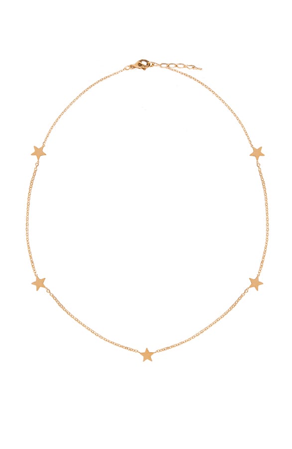 Ster Ketting Minimal Goud – shoparchief, foto 1