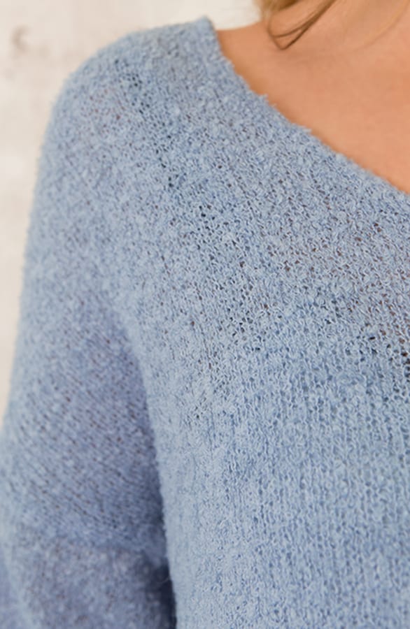 Fluffy Oversized Trui Babyblauw – shoparchief, foto 6