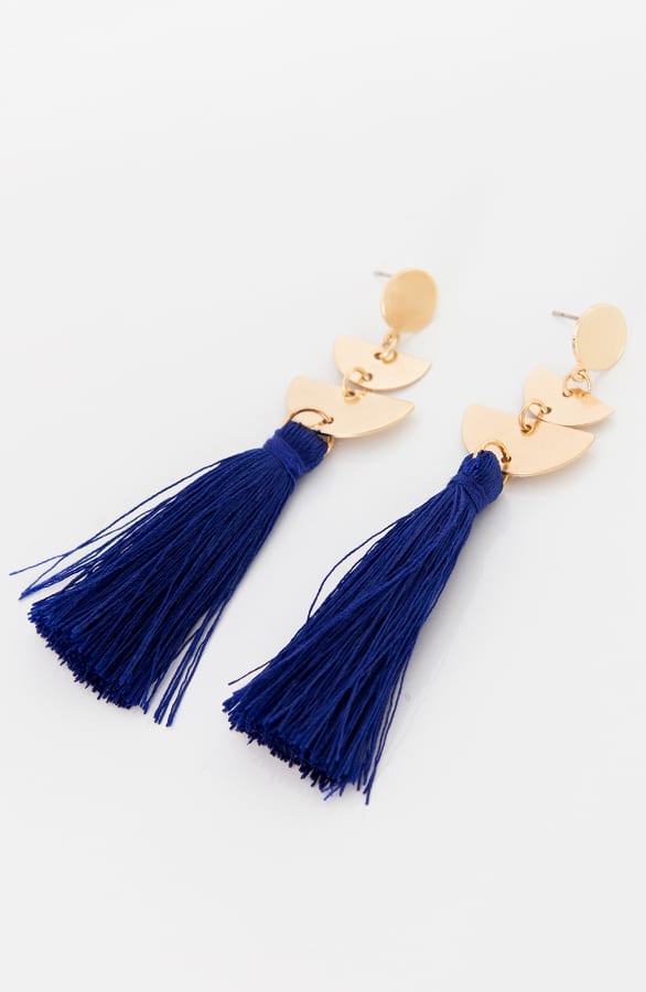 Tassel Oorbellen Kobalt – shoparchief, foto 2