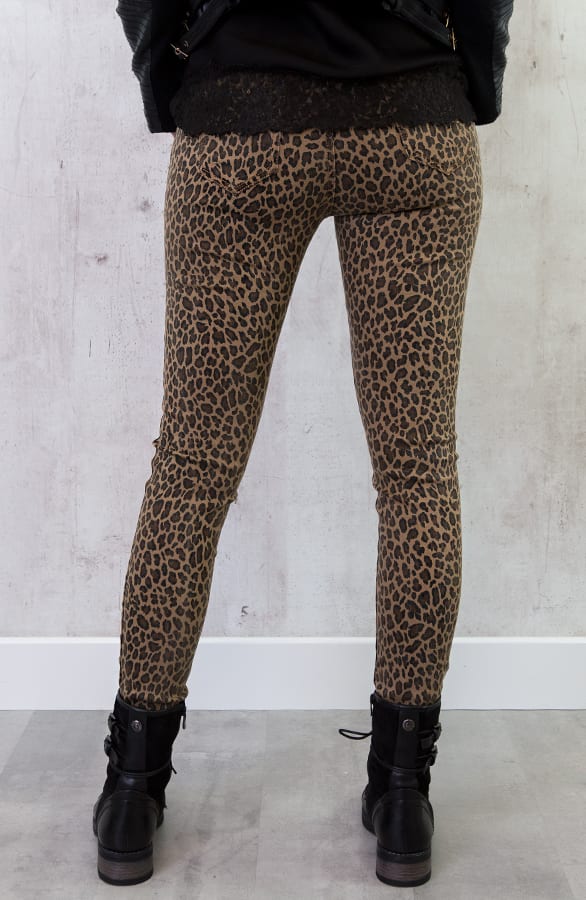 Leopard Jeans Bruin – shoparchief, foto 5