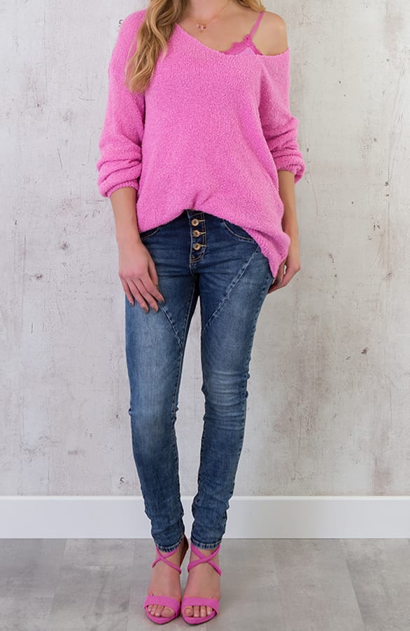 Bedelketting Minimal Roze – shoparchief, foto 3
