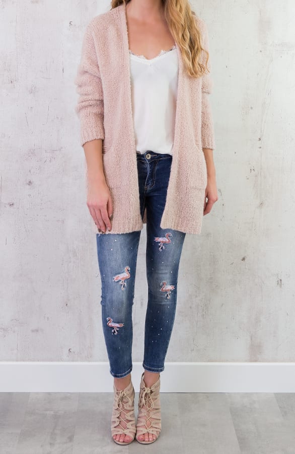 Oversized Ster Vest Roze – shoparchief, foto 7