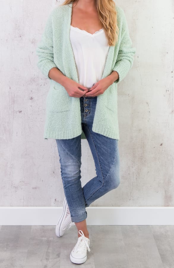 Oversized Ster Vest Mint – shoparchief, foto 4