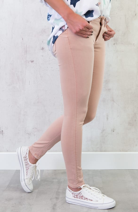 Stretch Jeans Roze – shoparchief, foto 4