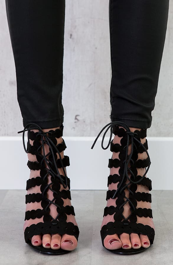 Gladiator Heels Exclusive Zwart – shoparchief, foto 3