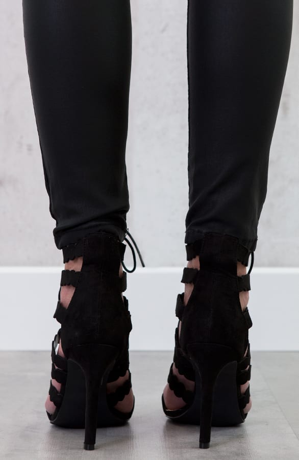 Gladiator Heels Exclusive Zwart – shoparchief, foto 4