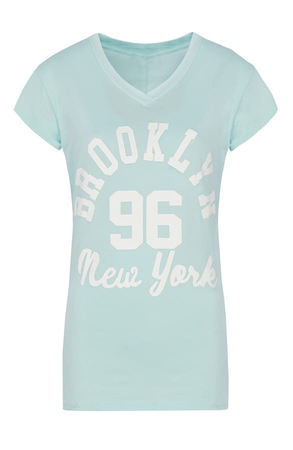 Brooklyn It Shirt Mint – shoparchief, foto 1