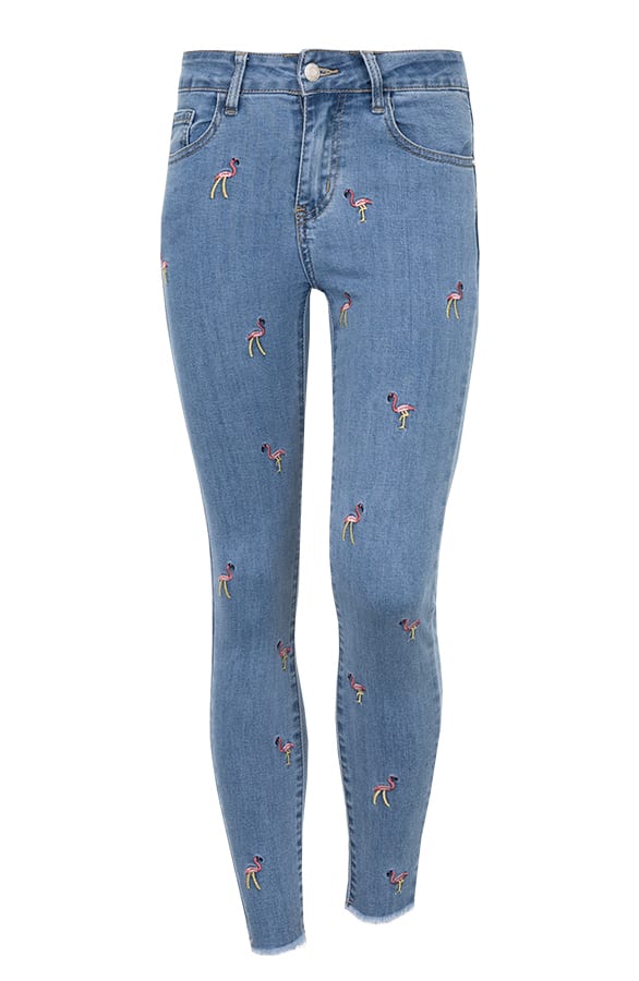 Flamingo Skinny Spijkerbroek – shoparchief, foto 1
