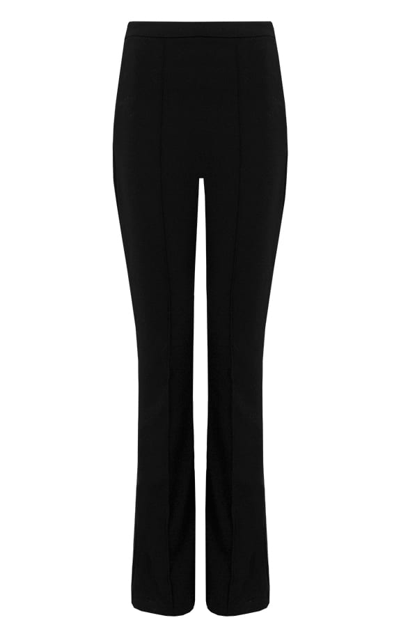 Flared Waisted Broek Zwart – shoparchief, foto 1