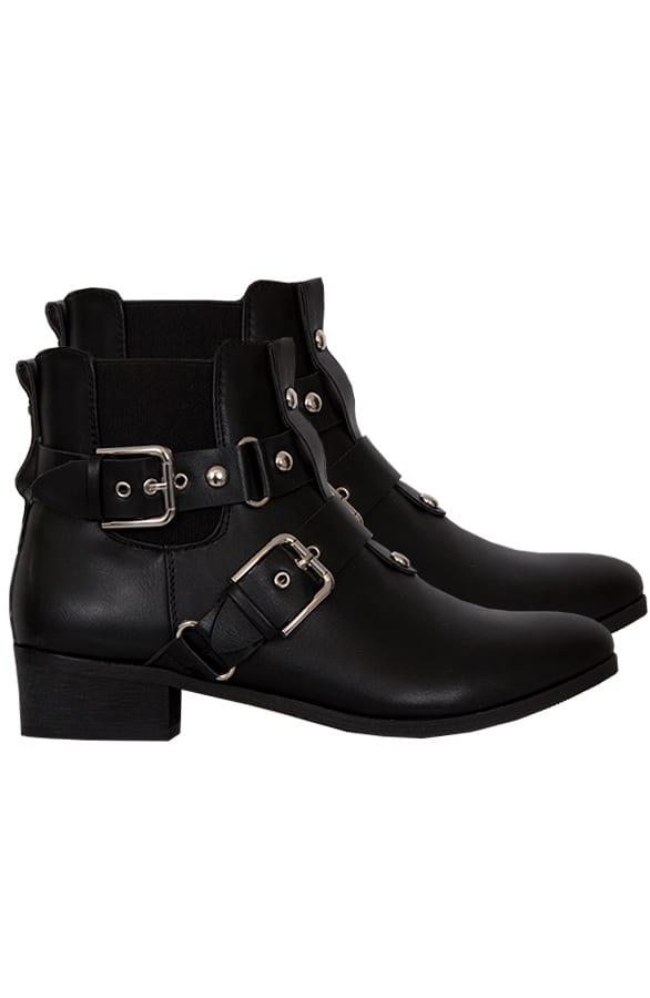 Gesp Boots Zwart – shoparchief, foto 1
