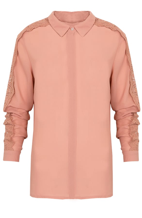 Kanten Blouse Deluxe Roze – shoparchief, foto 1
