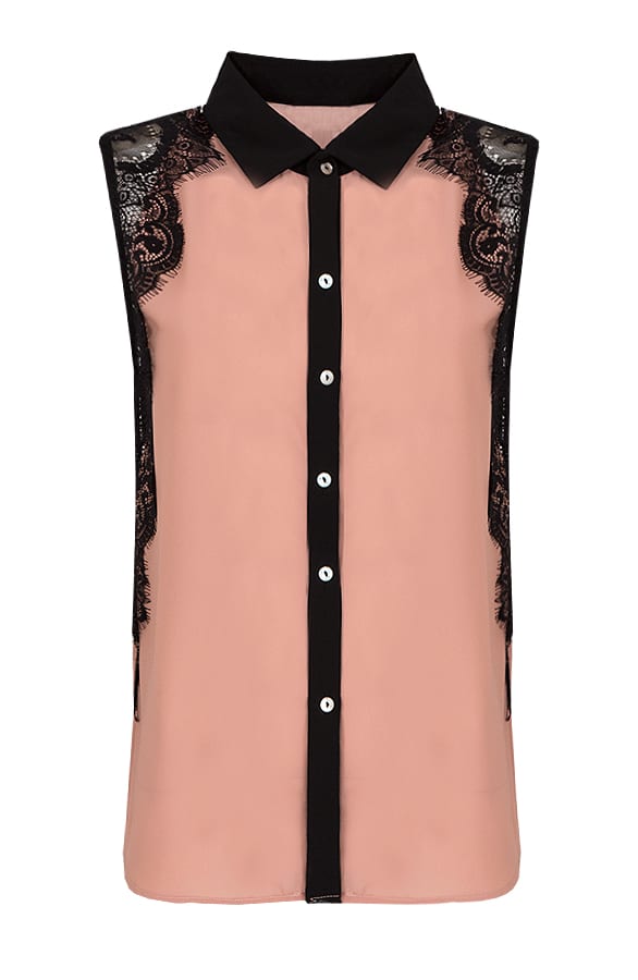 Kanten Top Deluxe Roze – shoparchief, foto 1