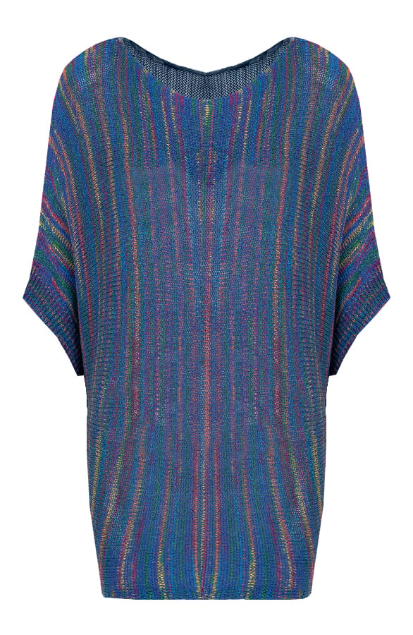 Multicolor Trui Blauw – shoparchief, foto 1