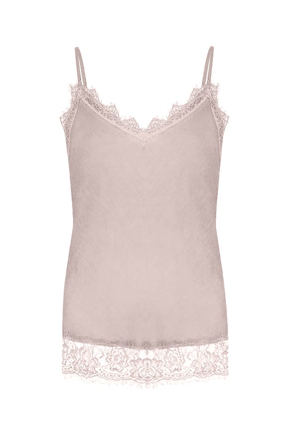 Romance Lace Top Taupe – shoparchief, foto 1