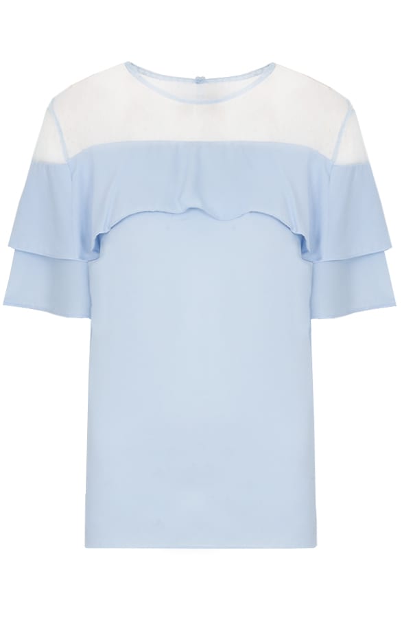 Saint Tropez Top Babyblauw – shoparchief, foto 1
