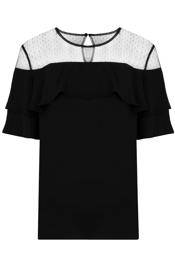 Saint Tropez Top Zwart – shoparchief, foto 1
