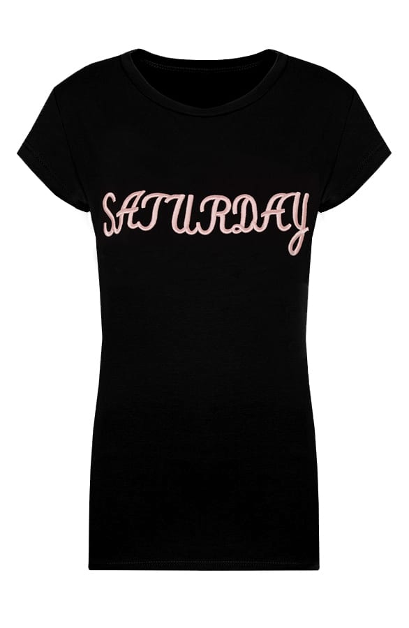 Saturday Top Zwart – shoparchief, foto 1