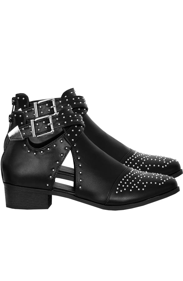 Studs Cut Out Boots – shoparchief, foto 1