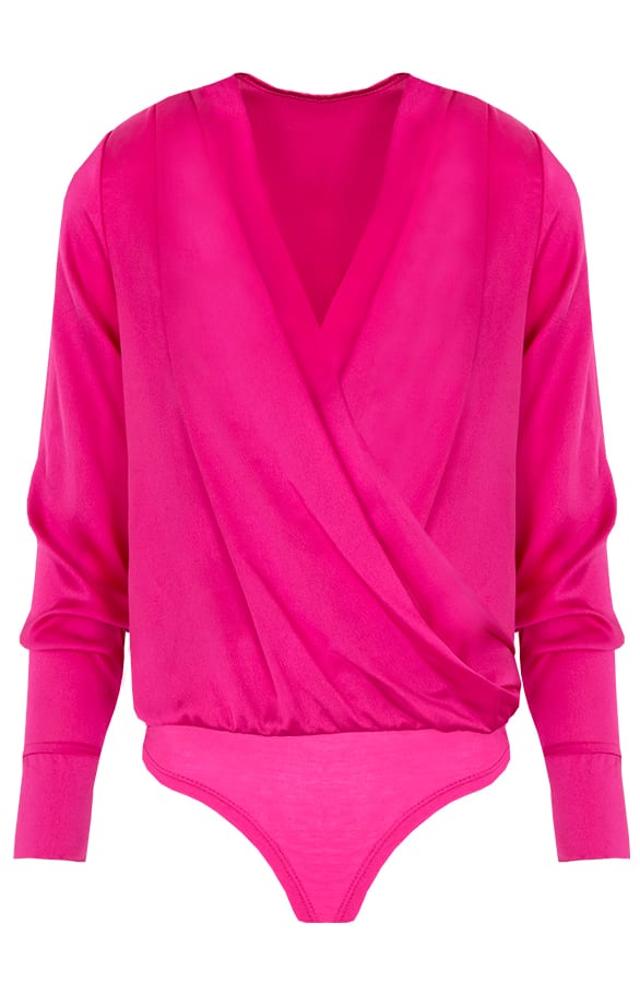 Zijde Overslag Body Fuchsia – shoparchief, foto 1