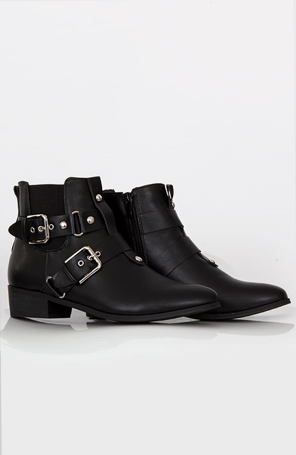 Gesp Boots Zwart – shoparchief, foto 6