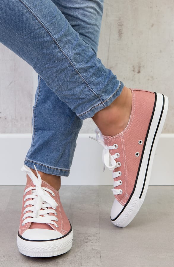 Canvas Sneakers Roze – shoparchief, foto 3