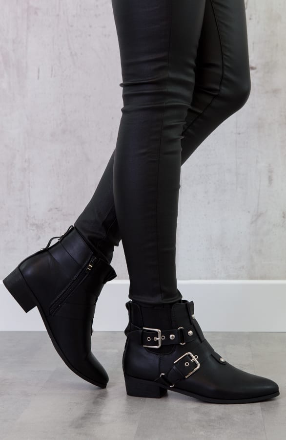 Gesp Boots Zwart – shoparchief, foto 2