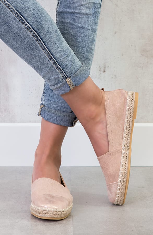 Suede Espadrilles Roze – shoparchief, foto 3