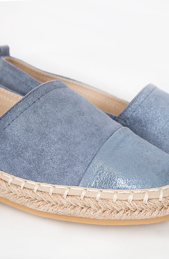 Suede Espadrilles Blauw – shoparchief, foto 6