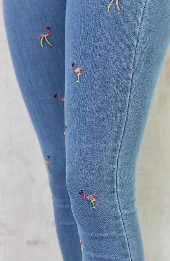 Flamingo Skinny Spijkerbroek – shoparchief, foto 5
