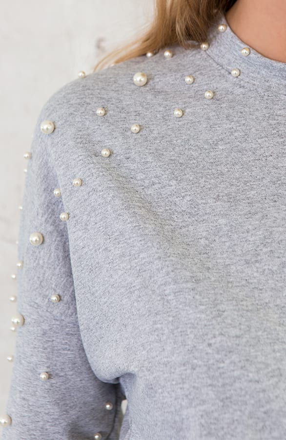 Parel Trui Deluxe Grijs – shoparchief, foto 5
