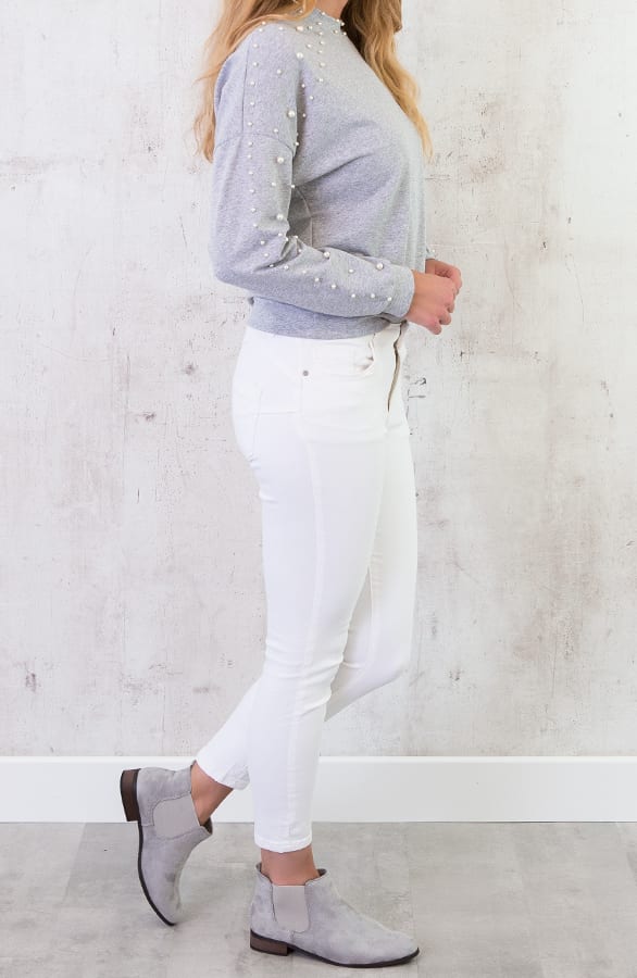 Parel Trui Deluxe Grijs – shoparchief, foto 4