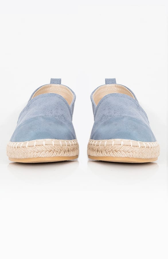 Suede Espadrilles Blauw – shoparchief, foto 7
