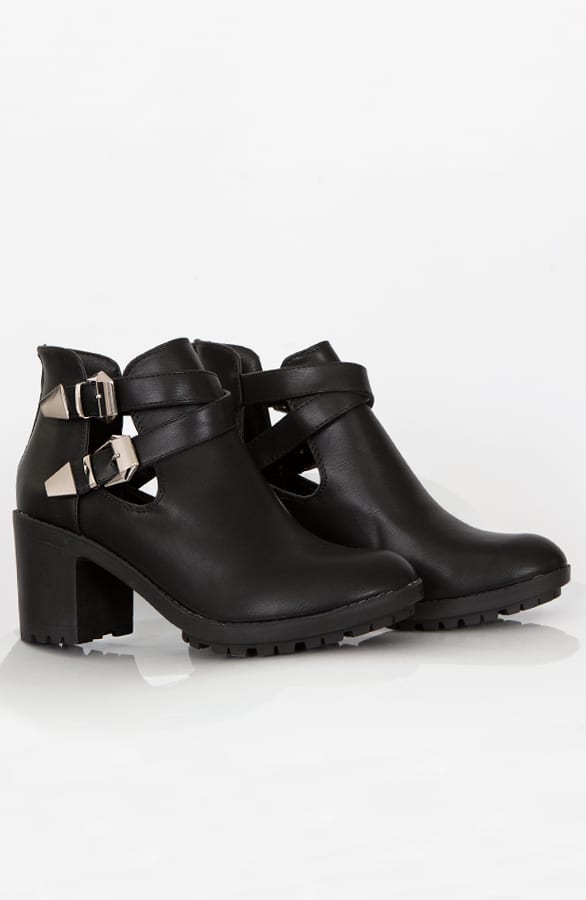 Chelsea Buckle Boots Zwart – shoparchief, foto 6