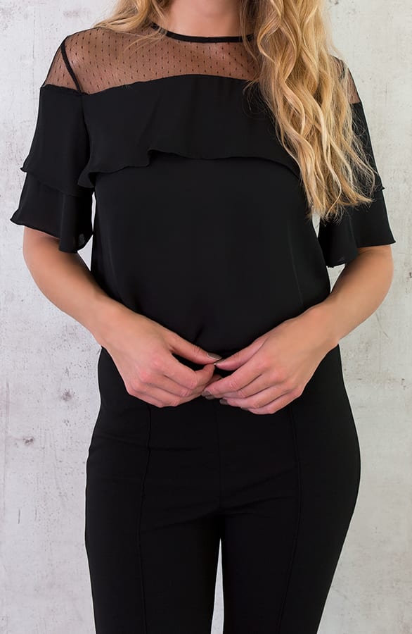Saint Tropez Top Zwart – shoparchief, foto 4