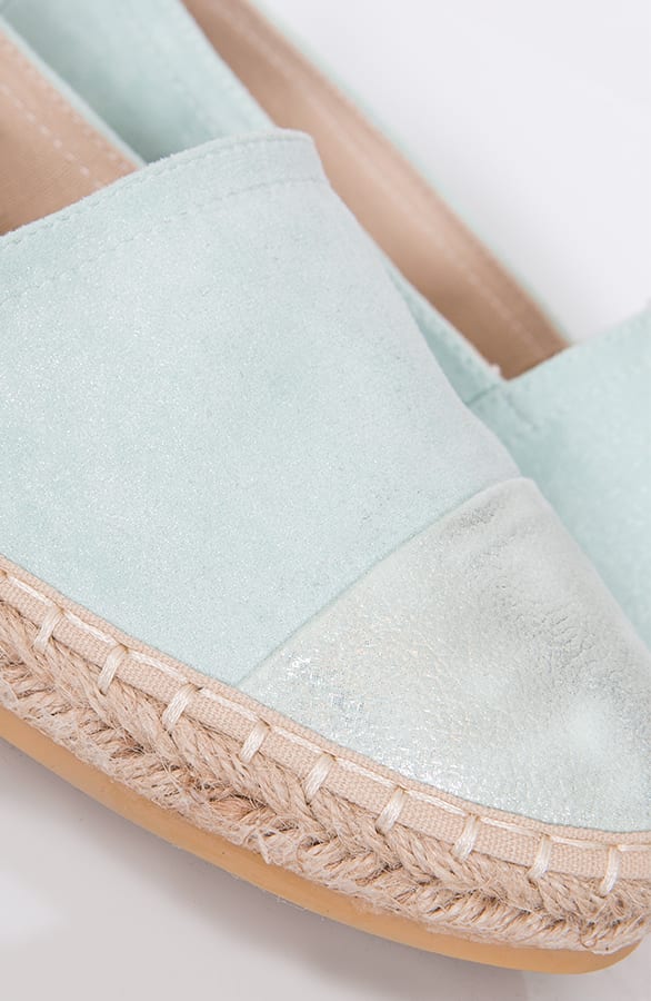 Suede Espadrilles Mint – shoparchief, foto 4