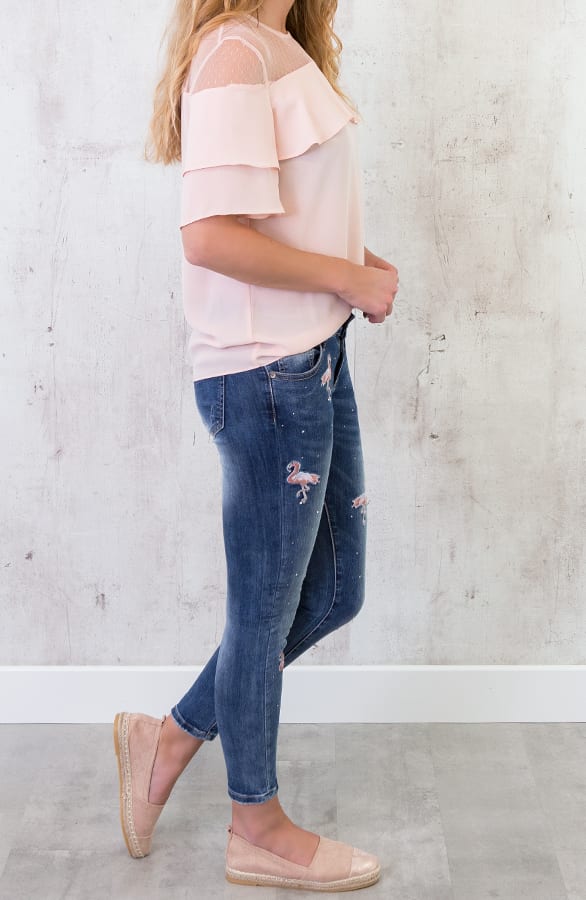 Suede Espadrilles Roze – shoparchief, foto 5