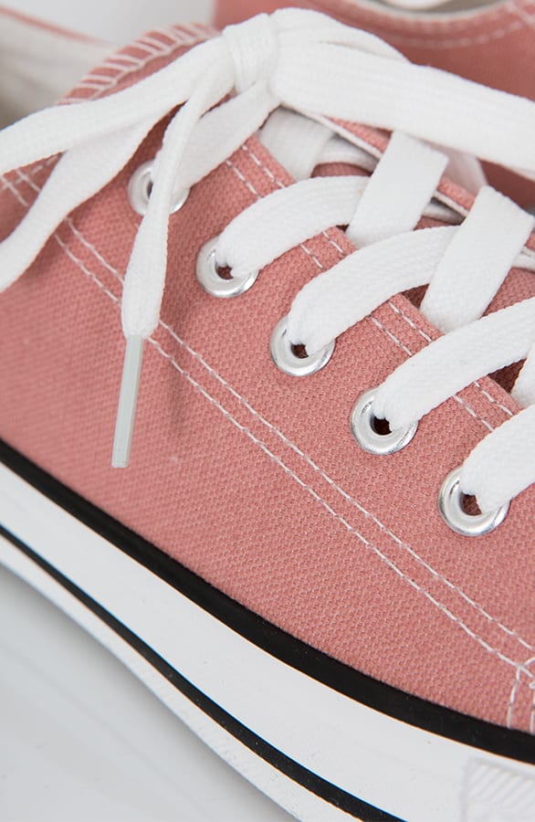 Canvas Sneakers Roze – shoparchief, foto 5