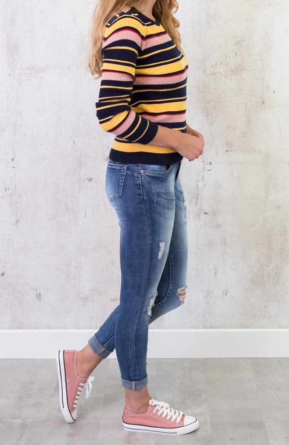 Gestreepte Trui Multicolor – shoparchief, foto 4