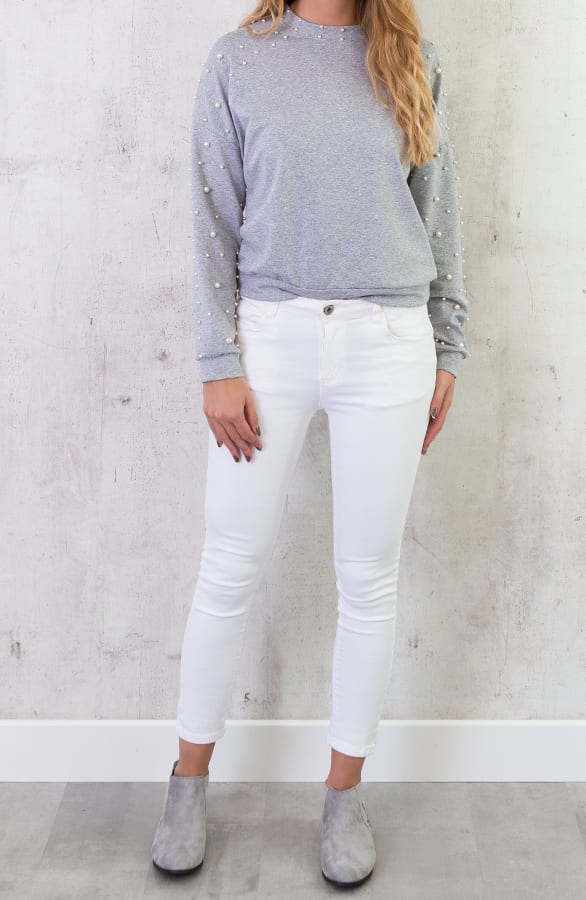 Parel Trui Deluxe Grijs – shoparchief, foto 6
