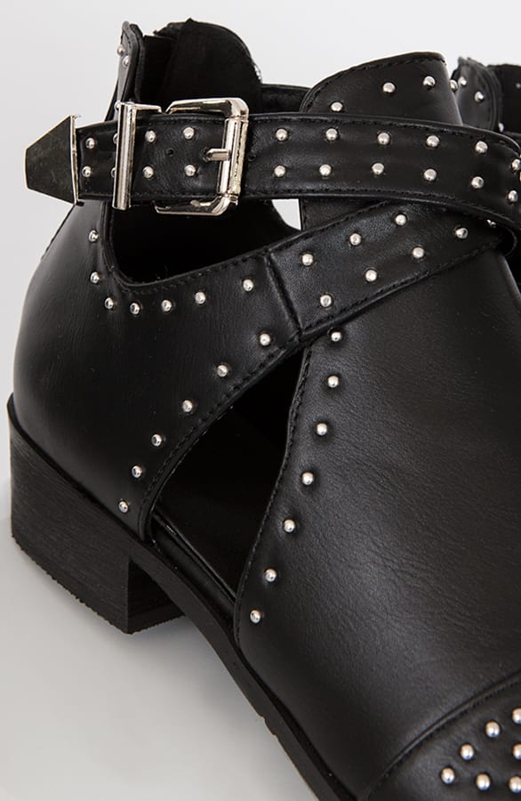 Studs Cut Out Boots – shoparchief, foto 4