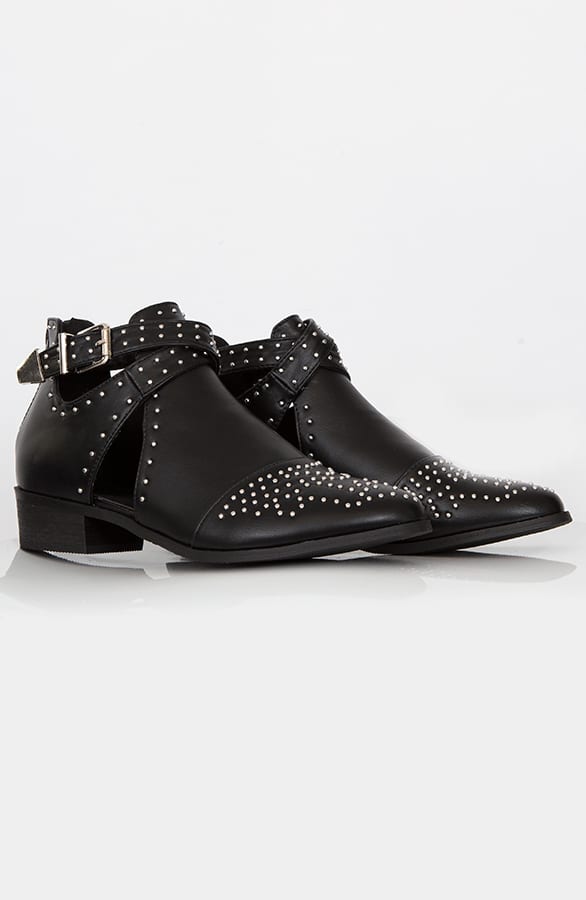 Studs Cut Out Boots – shoparchief, foto 5